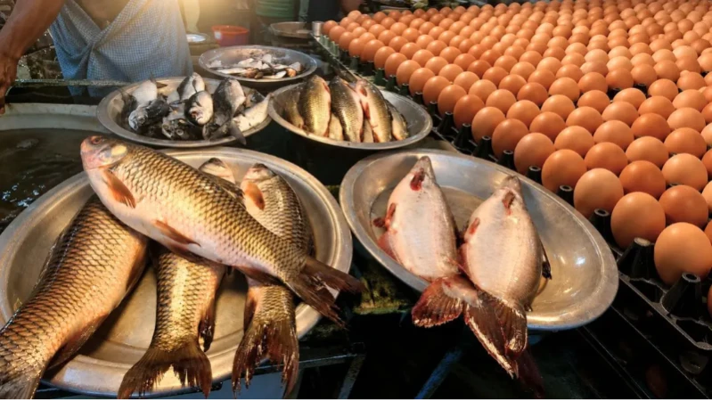 ডিমের দাম বেড়েছে, মাছের দামও চড়া